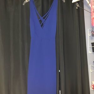 windsor royal blue bodycon dress homecoming